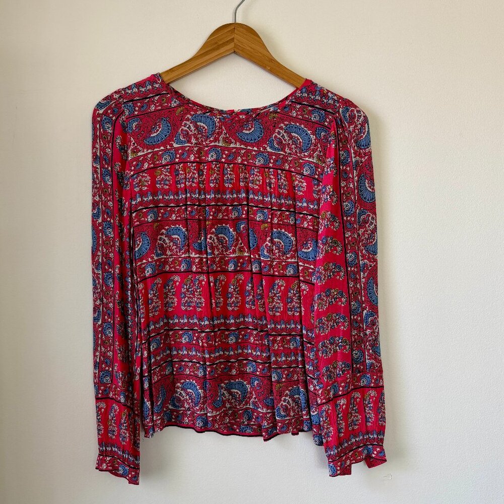 LOFT Petites Blouse with Button Back - image 1